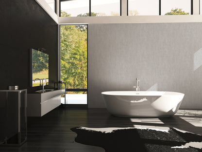 A.S. Création Unitapete Grau 377463 Wandtapete Vliestapete Struktur Unis Vinyl