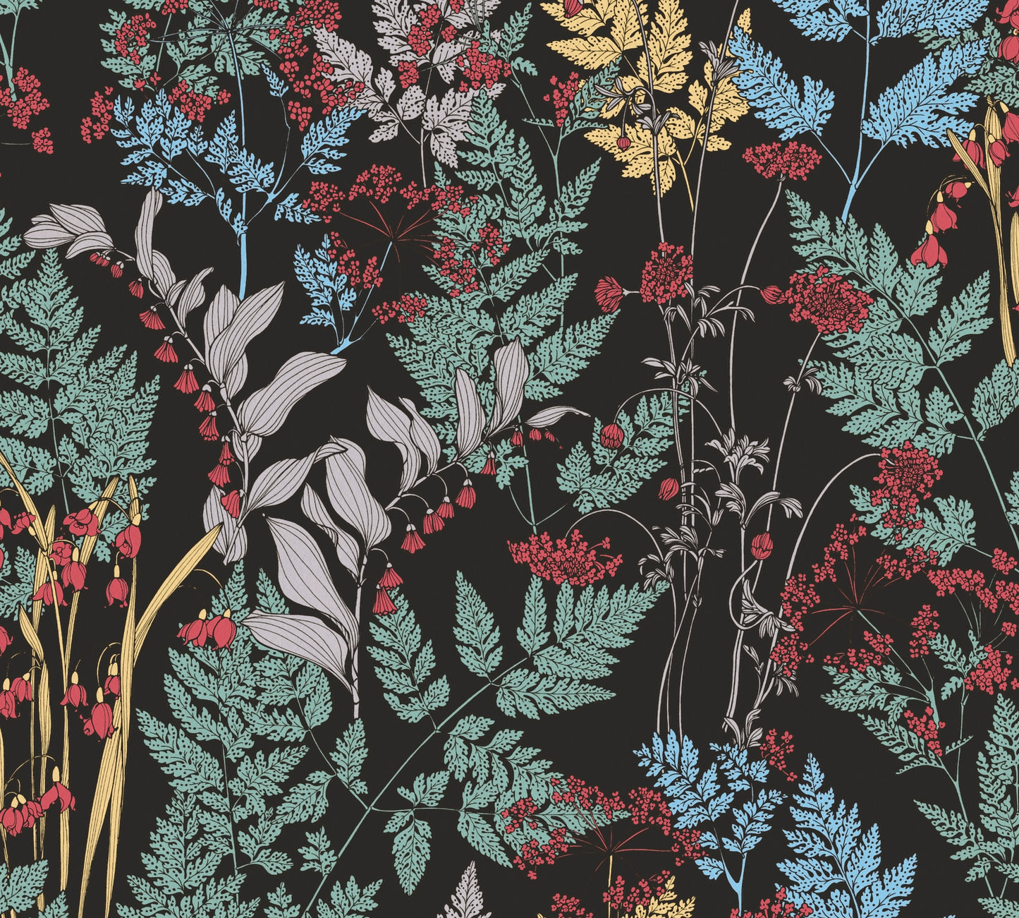 A.S. Création Blumentapete Schwarz 377511 Wandtapete Vliestapete Floral Vlies