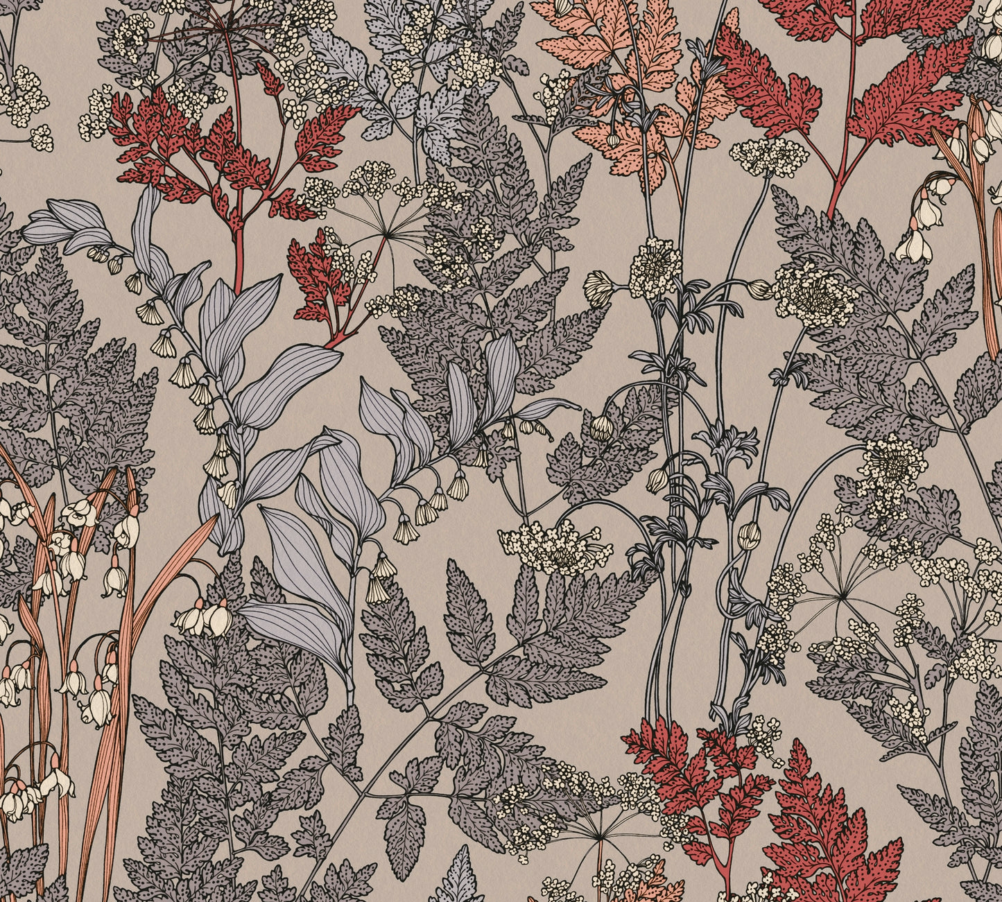 A.S. Création Blumen Tapete Beige 377512 Wandtapete Vliestapete Natur Floral