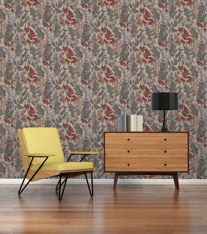 A.S. Création Blumen Tapete Beige 377512 Wandtapete Vliestapete Natur Floral