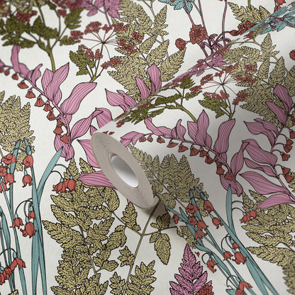 A.S. Création Blumentapete Bunt 377513 Wandtapete Vliestapete Natur Floral Vlies
