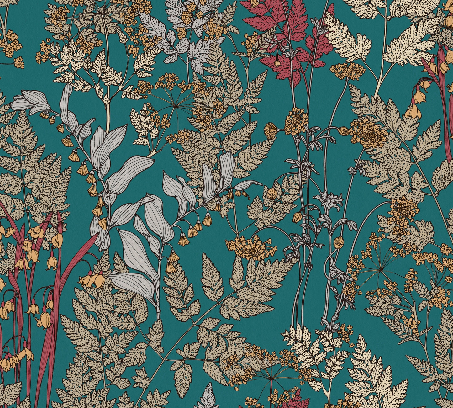 A.S. Création Blumentapete Blau 377515 Wandtapete Vliestapete Natur Floral Vlies
