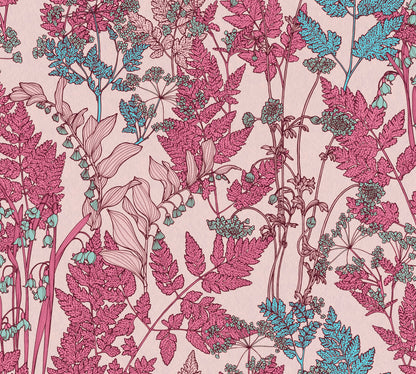 A.S. Création Blumentapete Rosa 377518 Wandtapete Vliestapete Natur Floral Vlies