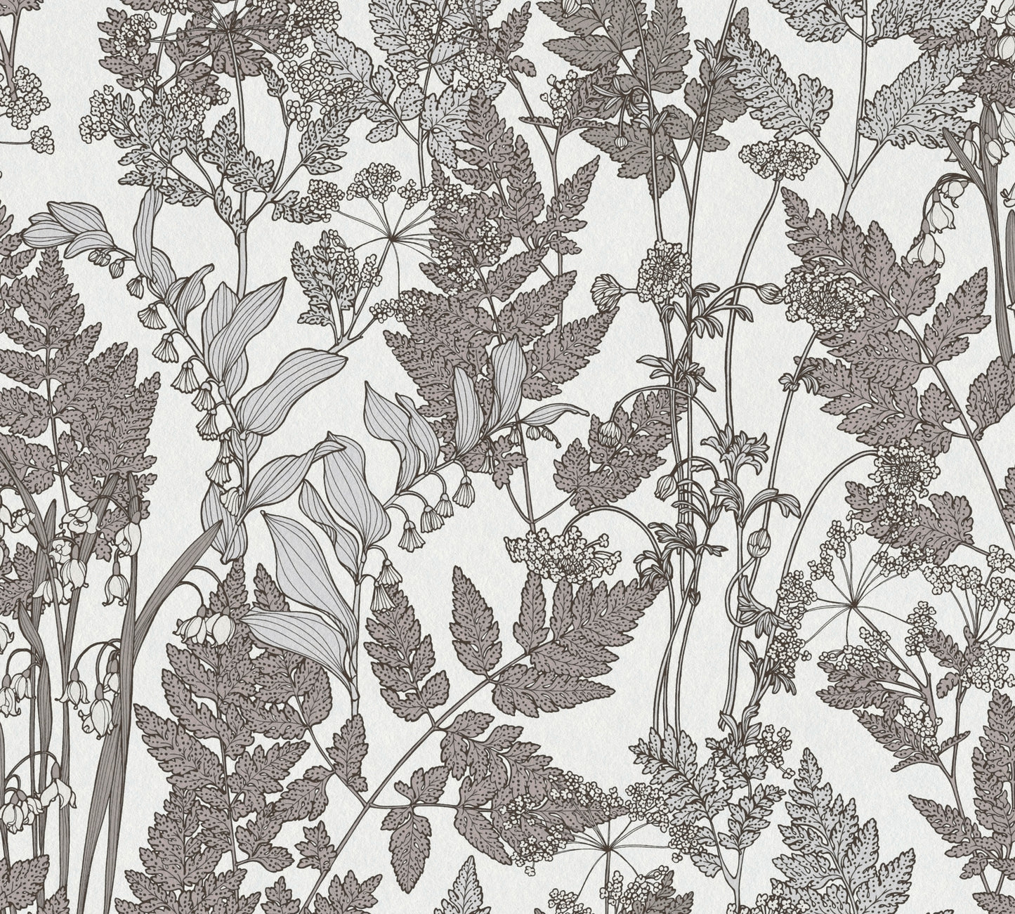 A.S. Création Blumentapete Grau 377521 Wandtapete Vliestapete Natur Floral Vlies