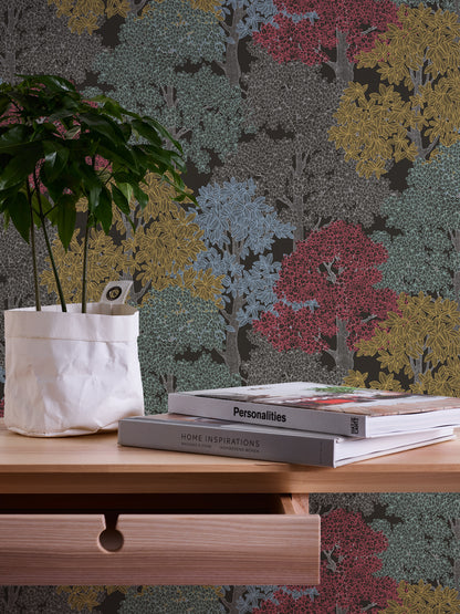 A.S. Création Waldtapete Braun 377532 Wandtapete Vliestapete Natur Floral Vlies