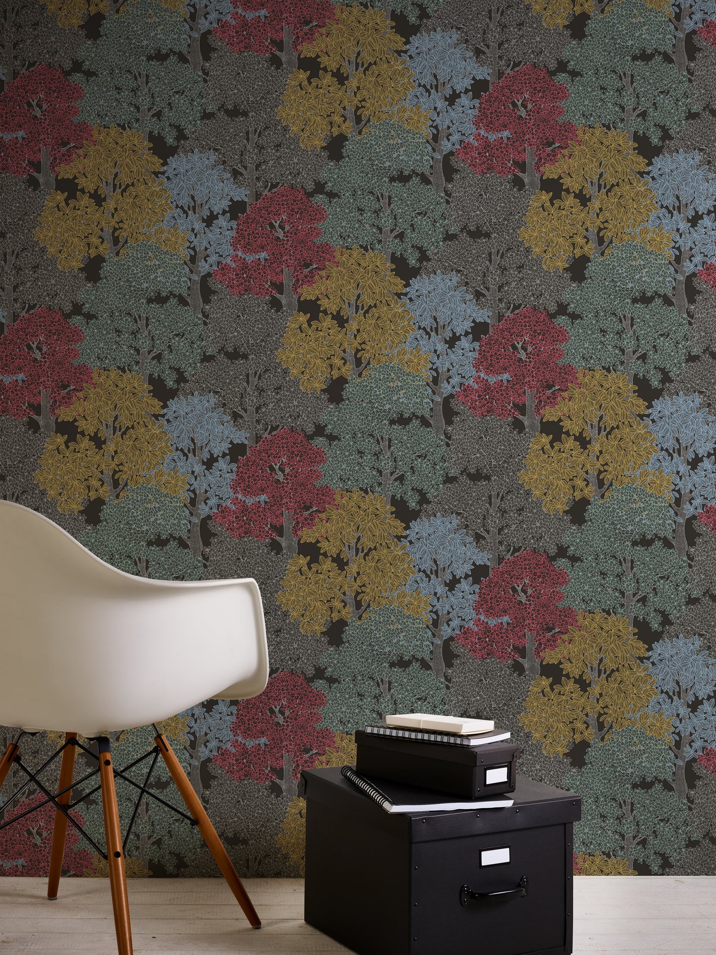 A.S. Création Waldtapete Braun 377532 Wandtapete Vliestapete Natur Floral Vlies