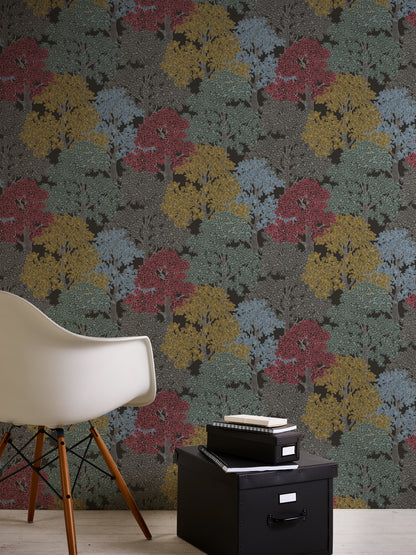 A.S. Création Waldtapete Braun 377532 Wandtapete Vliestapete Natur Floral Vlies