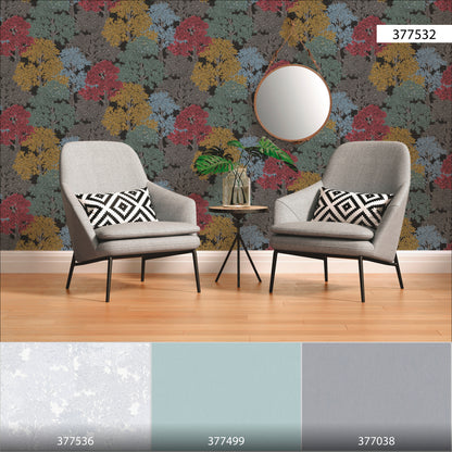 A.S. Création Waldtapete Braun 377532 Wandtapete Vliestapete Natur Floral Vlies