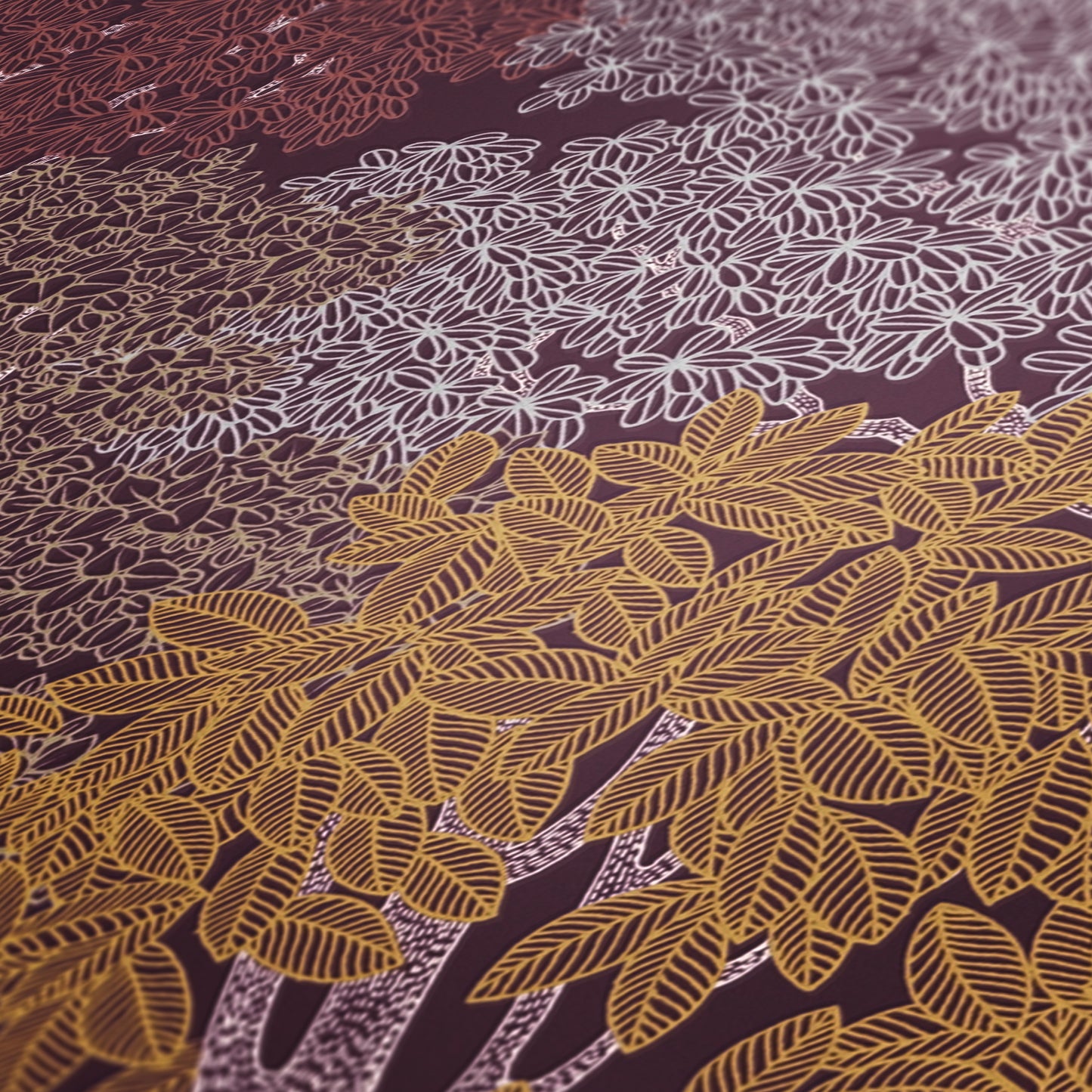 A.S. Création Waldtapete Lila 377533 Wandtapete Vliestapete Natur Floral Vlies