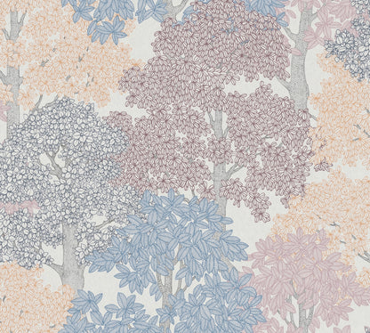 A.S. Création Waldtapete Bunt 377534 Wandtapete Vliestapete Natur Floral Vlies