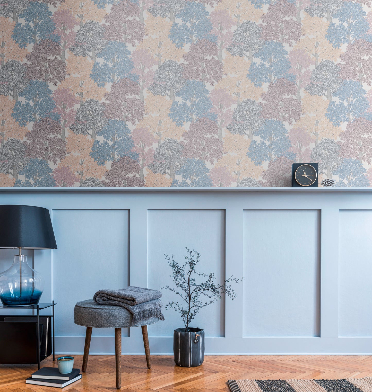 A.S. Création Waldtapete Bunt 377534 Wandtapete Vliestapete Natur Floral Vlies