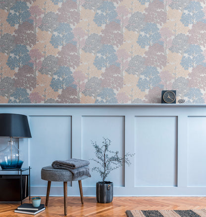 A.S. Création Waldtapete Bunt 377534 Wandtapete Vliestapete Natur Floral Vlies