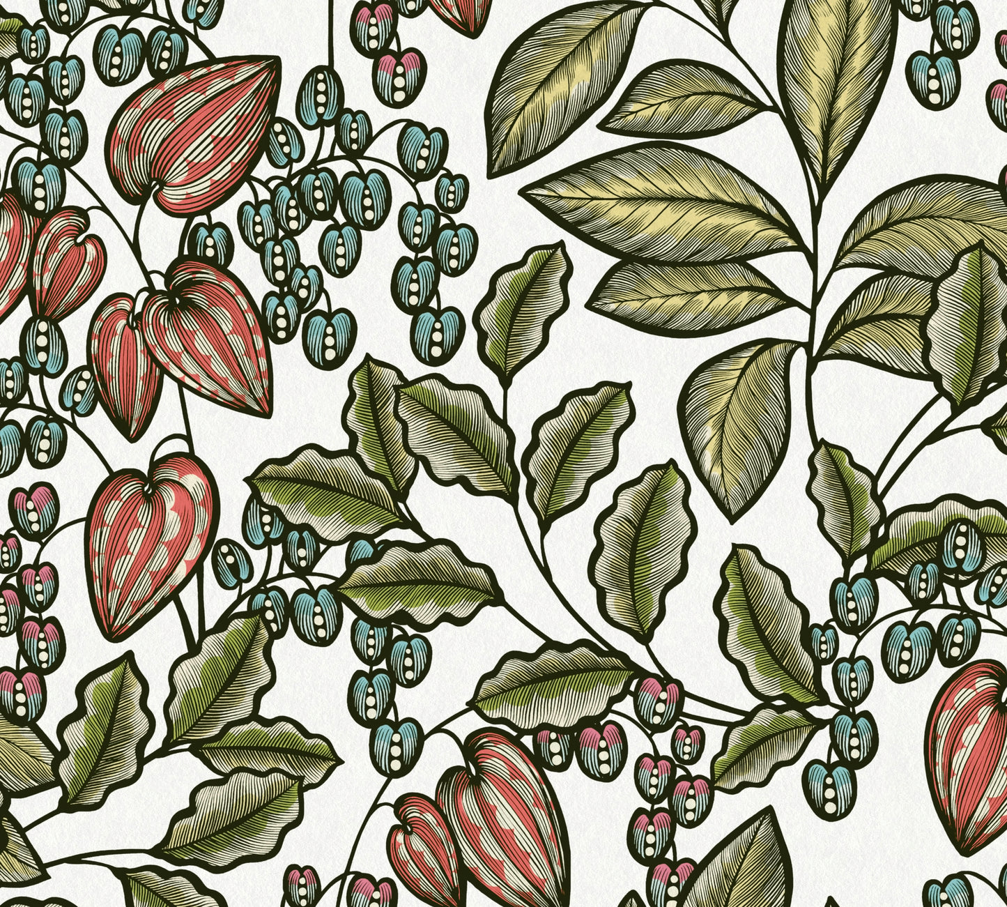 A.S. Création Blumentapete Bunt 377545 Wandtapete Vliestapete Natur Floral Vlies