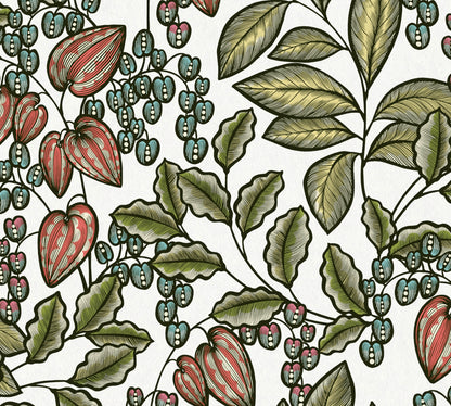A.S. Création Blumentapete Bunt 377545 Wandtapete Vliestapete Natur Floral Vlies