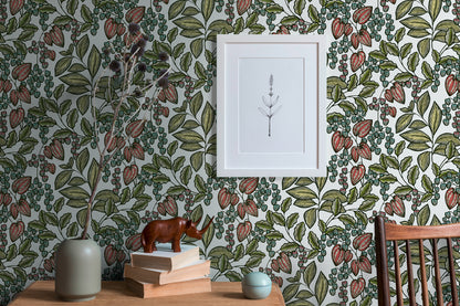 A.S. Création Blumentapete Bunt 377545 Wandtapete Vliestapete Natur Floral Vlies