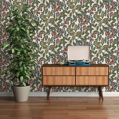 A.S. Création Blumentapete Bunt 377545 Wandtapete Vliestapete Natur Floral Vlies