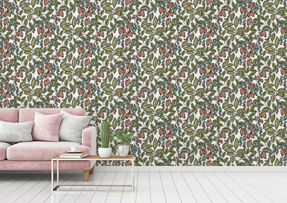 A.S. Création Blumentapete Bunt 377545 Wandtapete Vliestapete Natur Floral Vlies