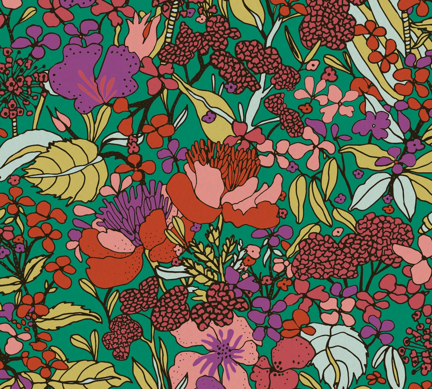 A.S. Création Dschungeltapete Bunt 377561 Wandtapete Vliestapete Floral Vlies