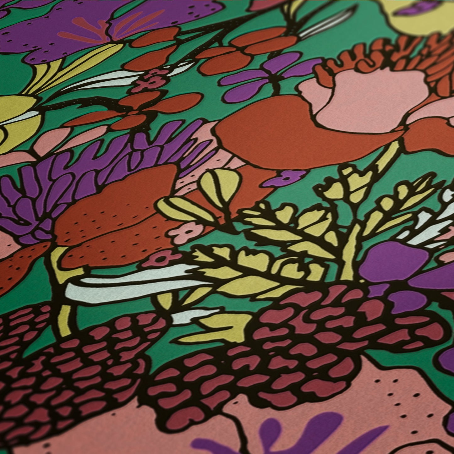 A.S. Création Dschungeltapete Bunt 377561 Wandtapete Vliestapete Floral Vlies