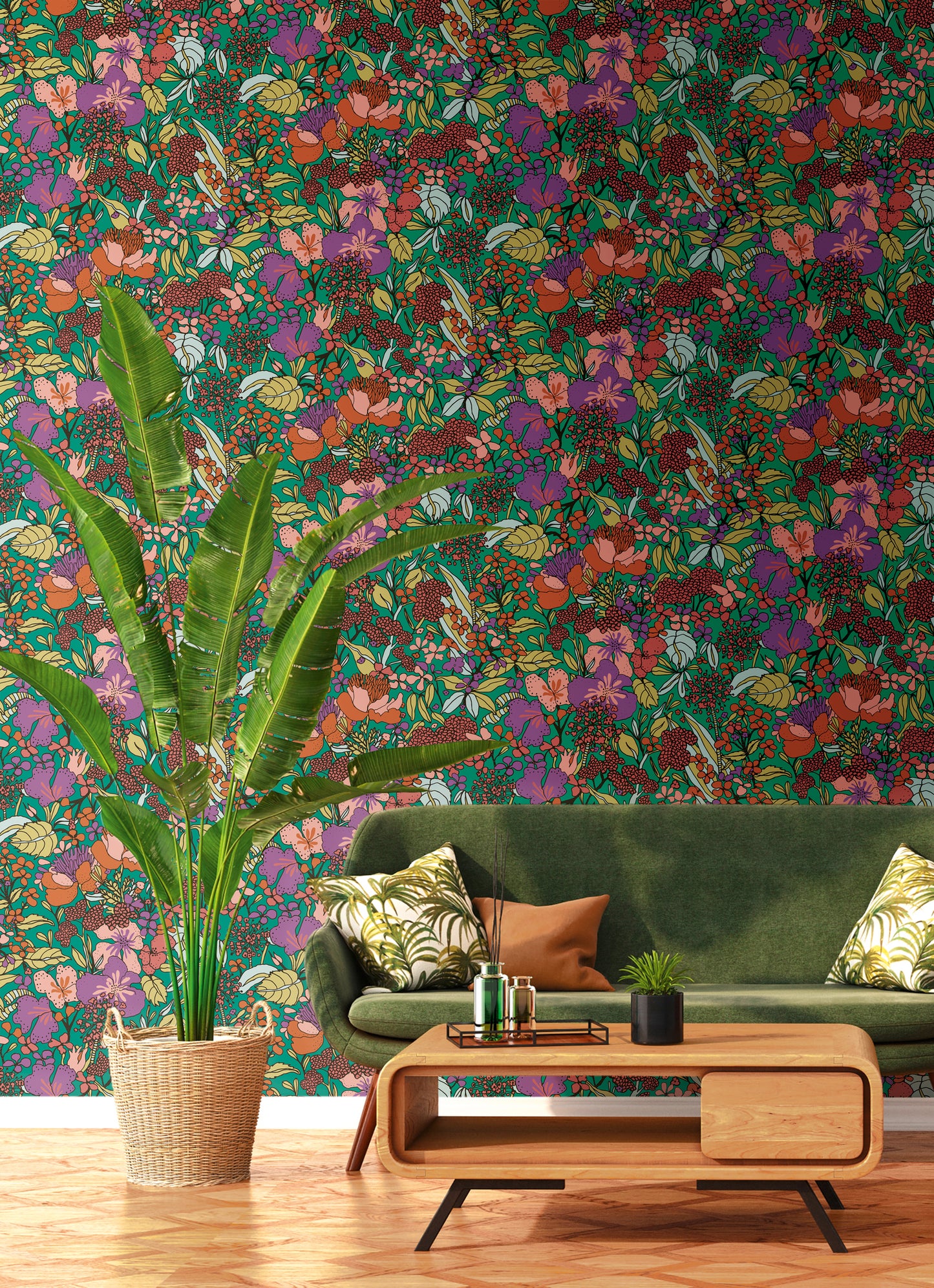 A.S. Création Dschungeltapete Bunt 377561 Wandtapete Vliestapete Floral Vlies