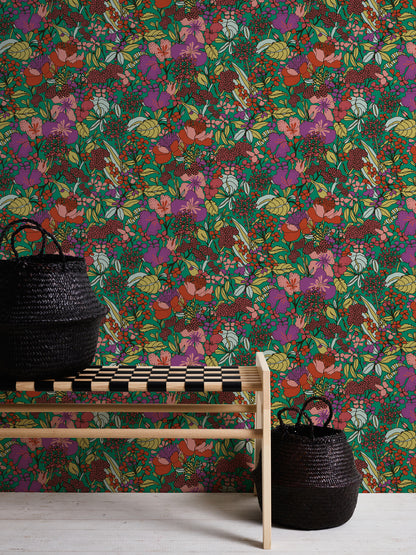 A.S. Création Dschungeltapete Bunt 377561 Wandtapete Vliestapete Floral Vlies