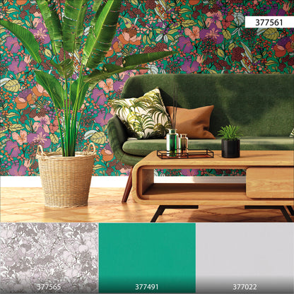 A.S. Création Dschungeltapete Bunt 377561 Wandtapete Vliestapete Floral Vlies