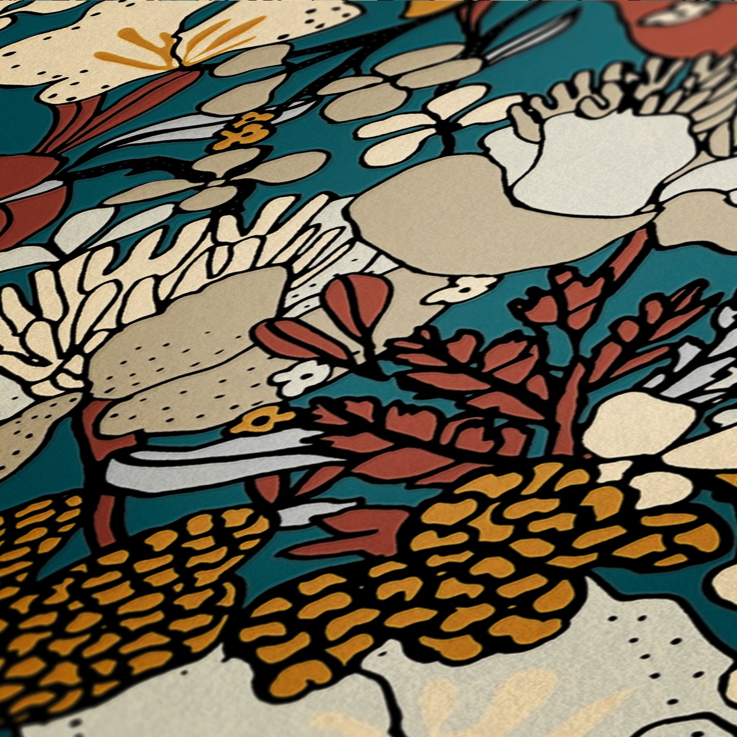 A.S. Création Dschungeltapete Bunt 377562 Wandtapete Vliestapete Floral Vlies