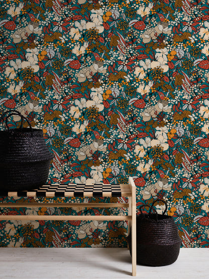 A.S. Création Dschungeltapete Bunt 377562 Wandtapete Vliestapete Floral Vlies