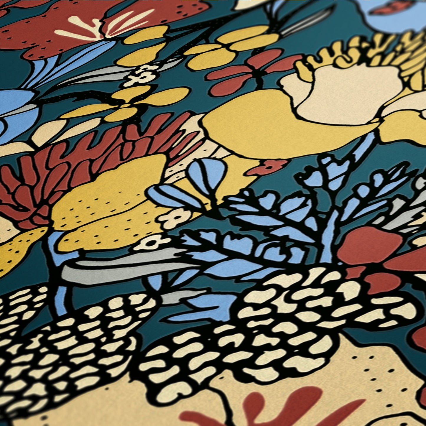 A.S. Création Dschungeltapete Bunt 377564 Wandtapete Vliestapete Floral Vlies