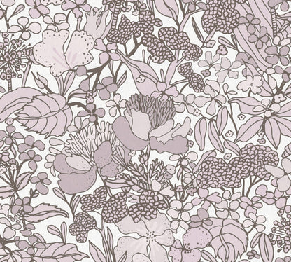 A.S. Création Dschungeltapete Creme 377565 Wandtapete Vliestapete Floral Vlies