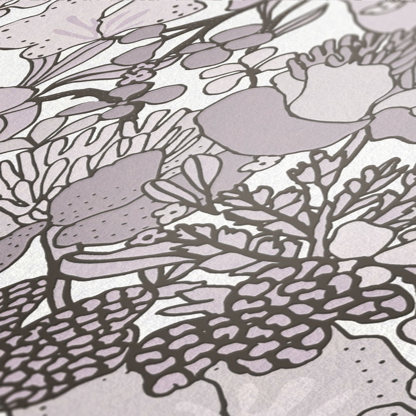A.S. Création Dschungeltapete Creme 377565 Wandtapete Vliestapete Floral Vlies