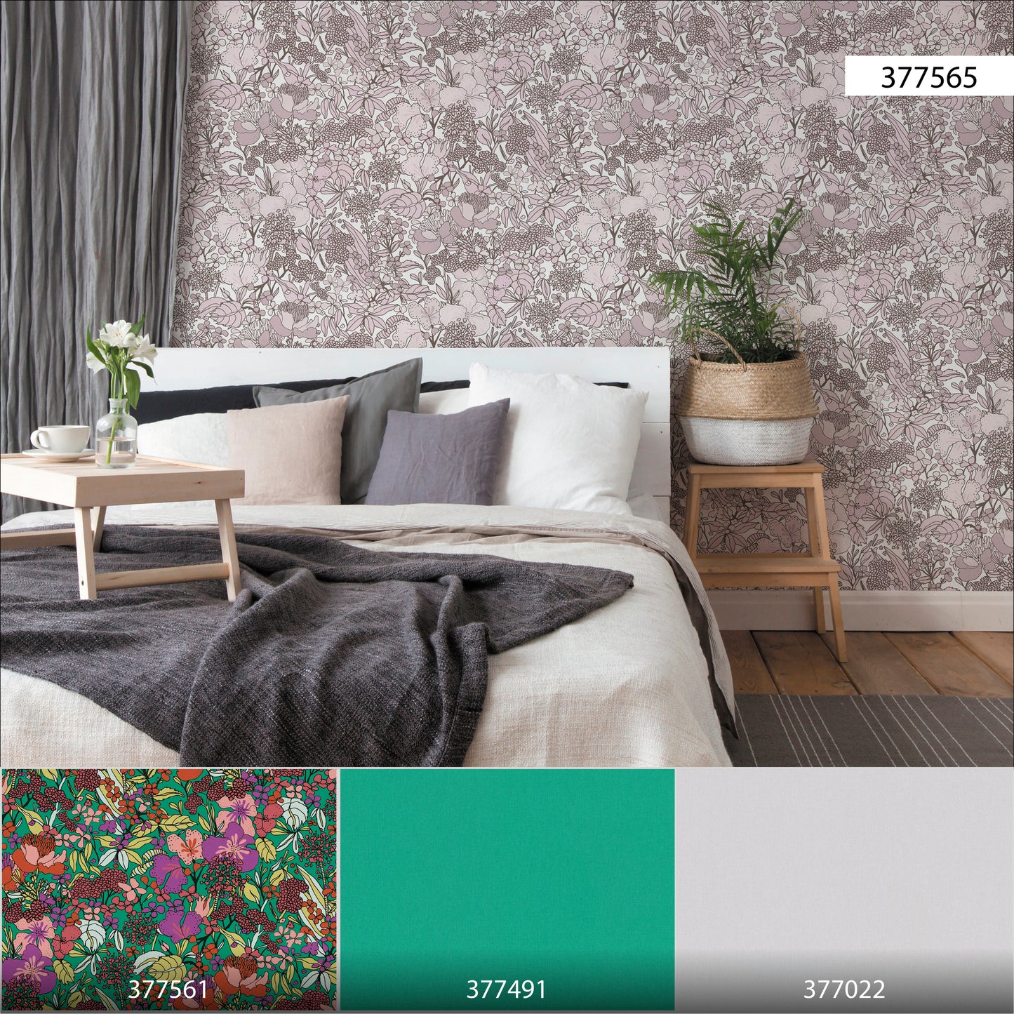 A.S. Création Dschungeltapete Creme 377565 Wandtapete Vliestapete Floral Vlies