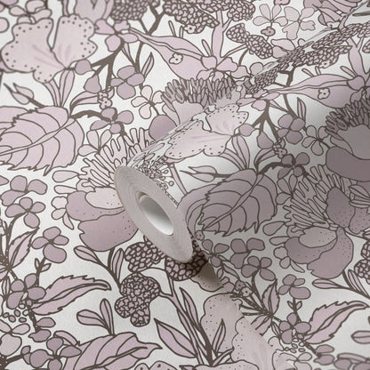 A.S. Création Dschungeltapete Creme 377565 Wandtapete Vliestapete Floral Vlies