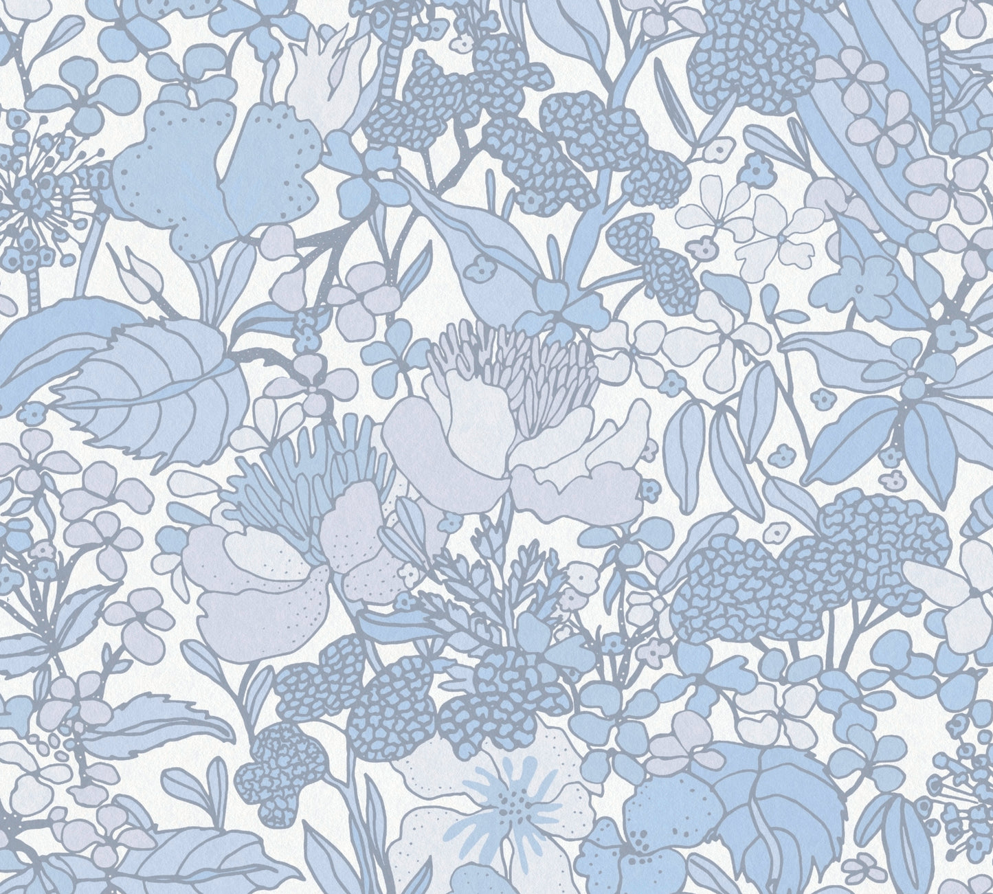 A.S. Création Dschungeltapete Grau 377566 Wandtapete Vliestapete Floral Vlies