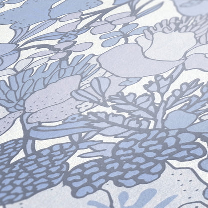 A.S. Création Dschungeltapete Grau 377566 Wandtapete Vliestapete Floral Vlies