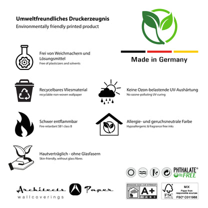 A.S. Création Dschungeltapete Grün 377572 Wandtapete Vliestapete Grafik Vlies