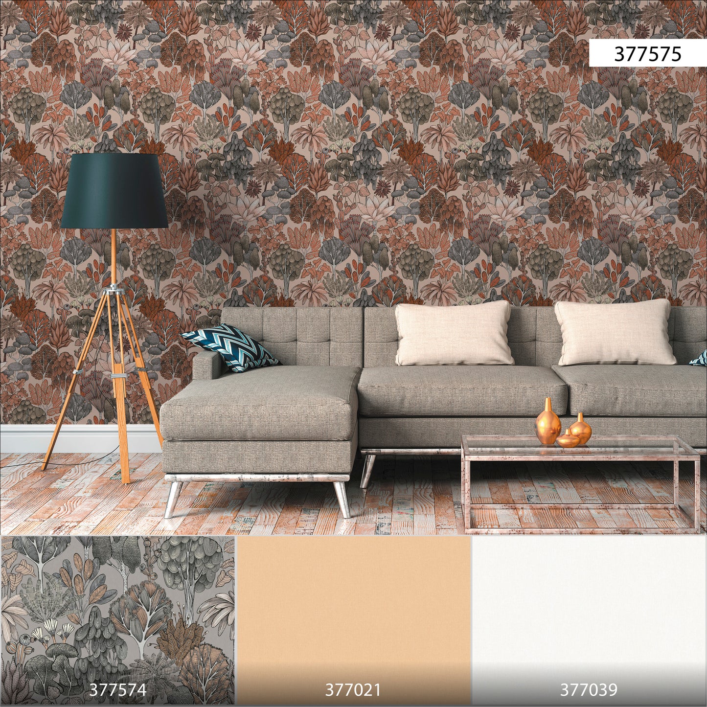 A.S. Création Dschungeltapete Beige 377575 Wandtapete Vliestapete Grafik Vlies