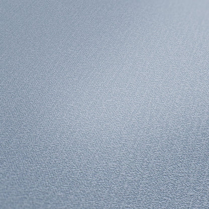 A.S. Création Unitapete Blau 377606 Wandtapete Vliestapete Struktur Unis Vinyl