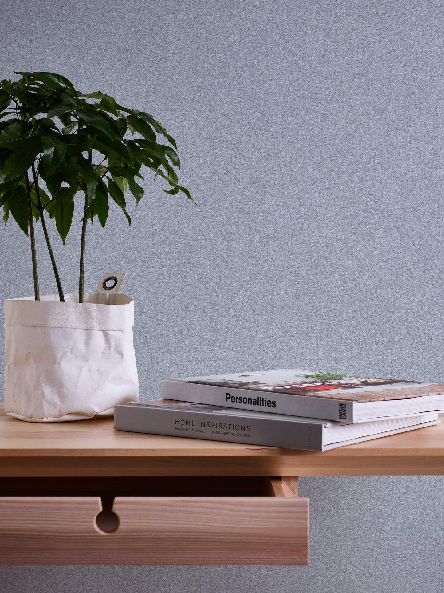 A.S. Création Unitapete Blau 377606 Wandtapete Vliestapete Struktur Unis Vinyl