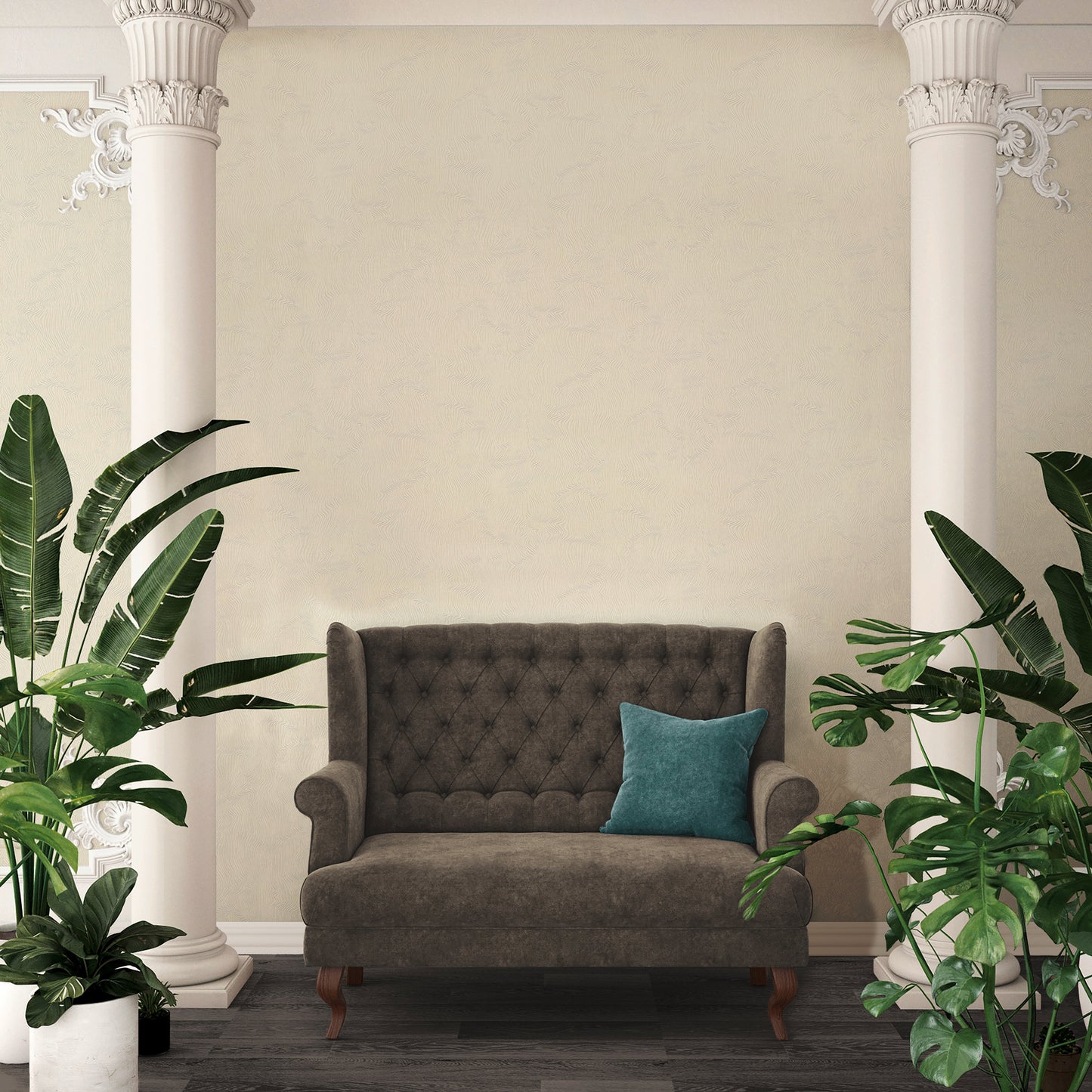 A.S. Création 3D Tapete Beige 377612 Wandtapete Vliestapete Struktur Vinyl Rolle