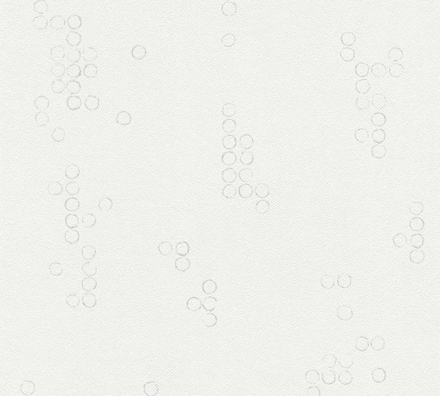 A.S. Création Punktetapete Kreistapete Weiß 377631 Wandtapete Vliestapete Vinyl