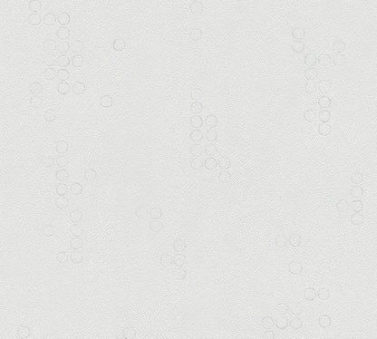 A.S. Création Punktetapete Kreistapete Grau 377634 Wandtapete Vliestapete Vinyl