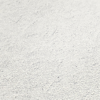 A.S. Création Unitapete Weiß 377642 Wandtapete Vliestapete Struktur Unis Vinyl