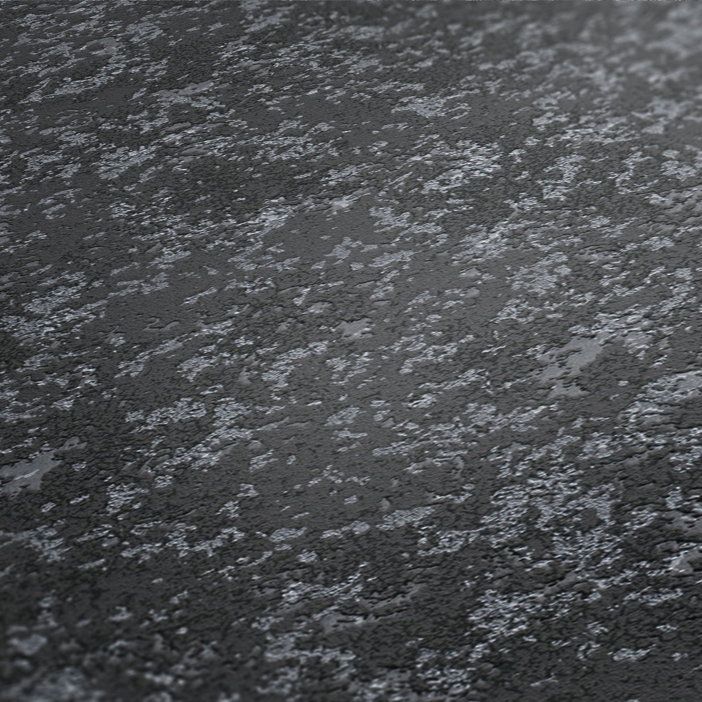 A.S. Création Uni Tapete Schwarz 377746 Wandtapete Vliestapete Struktur  Vinyl