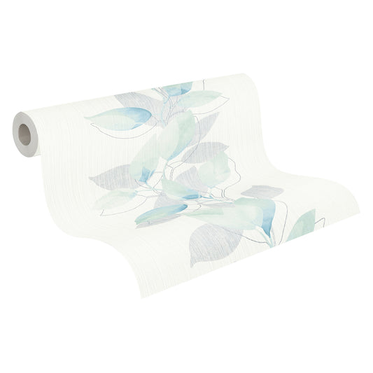 A.S. Création Blumen Tapete Grün 378151 Wandtapete Vliestapete Floral Vinyl