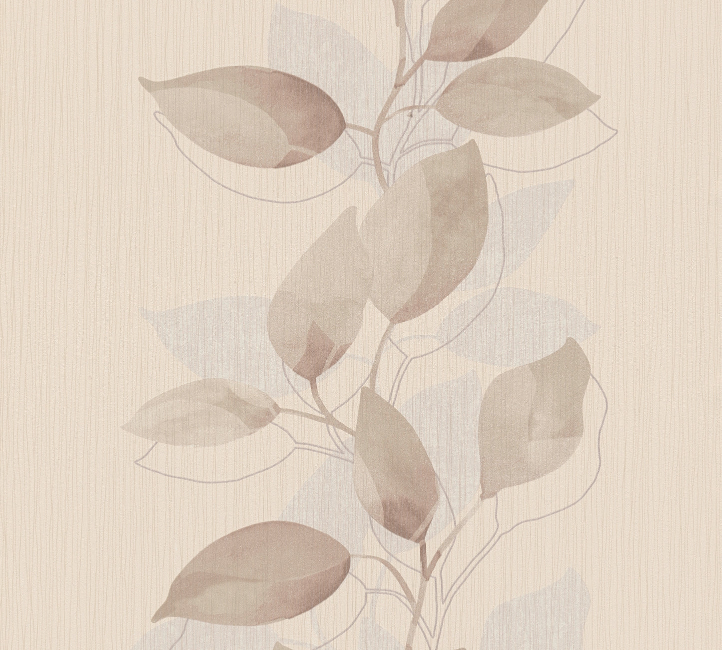A.S. Création Blumentapete Braun 378152 Wandtapete Vliestapete Floral Vinyl