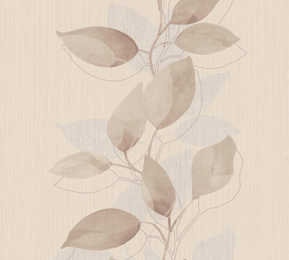 A.S. Création Blumentapete Braun 378152 Wandtapete Vliestapete Floral Vinyl