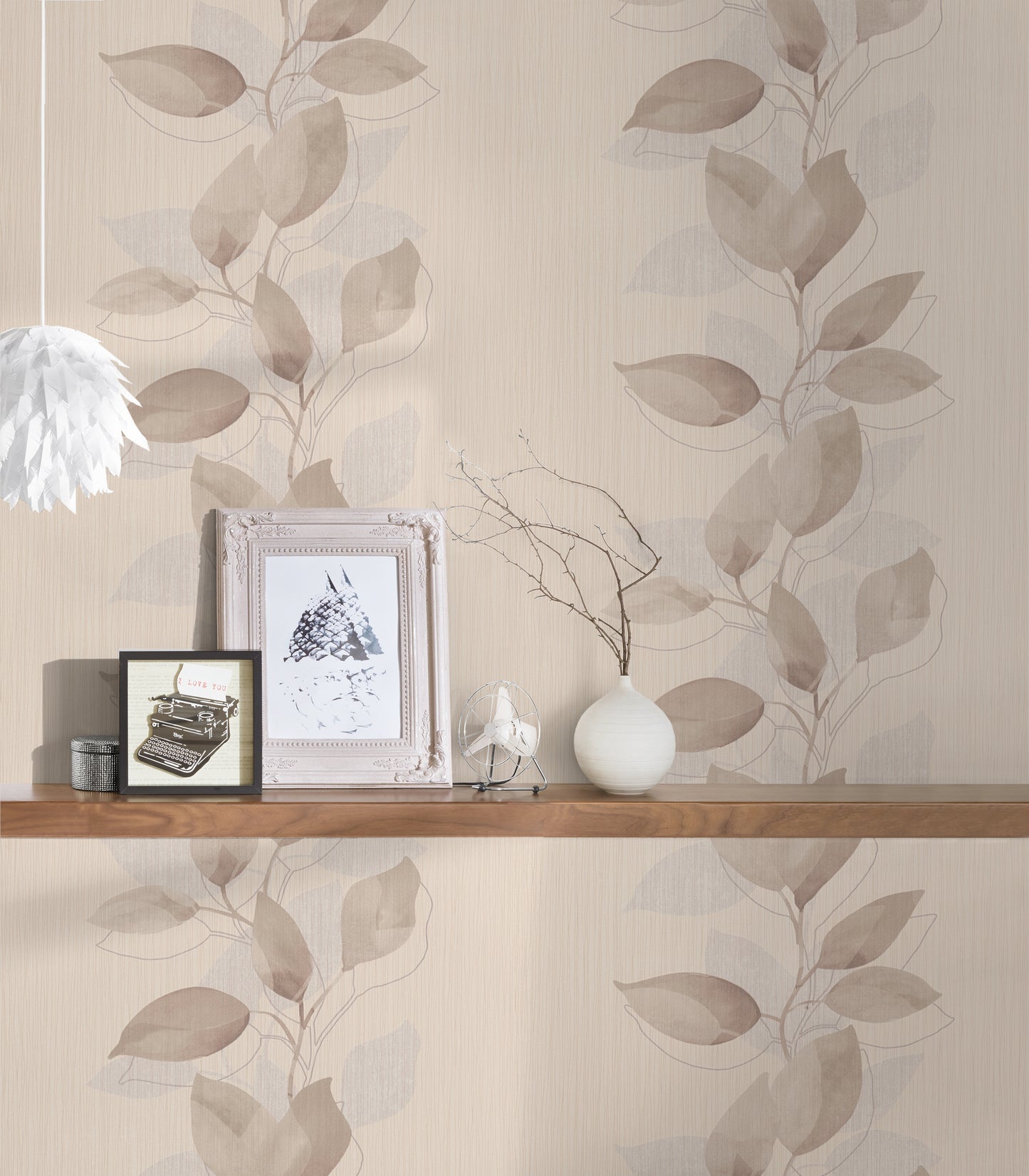 A.S. Création Blumentapete Braun 378152 Wandtapete Vliestapete Floral Vinyl