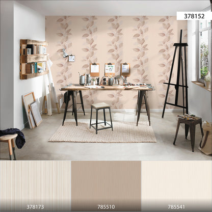 A.S. Création Blumentapete Braun 378152 Wandtapete Vliestapete Floral Vinyl
