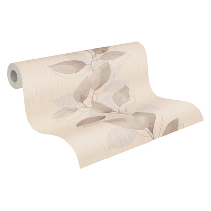 A.S. Création Blumentapete Braun 378152 Wandtapete Vliestapete Floral Vinyl